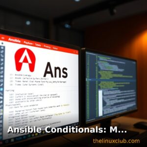 Complete Guide to Ansible Conditionals: Master Control Flow in Your Playbooks